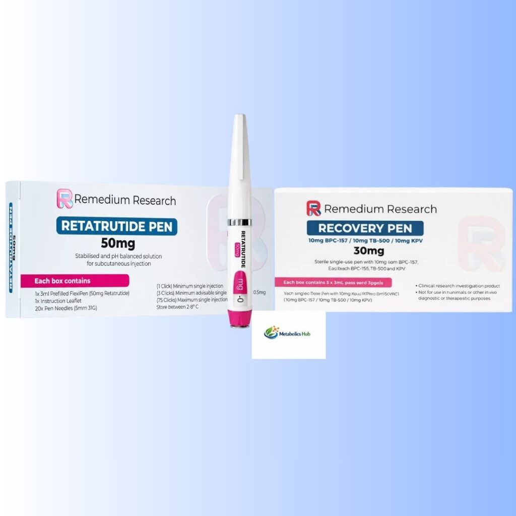 Remedium Retatrutide 50mg Recovery Bundle