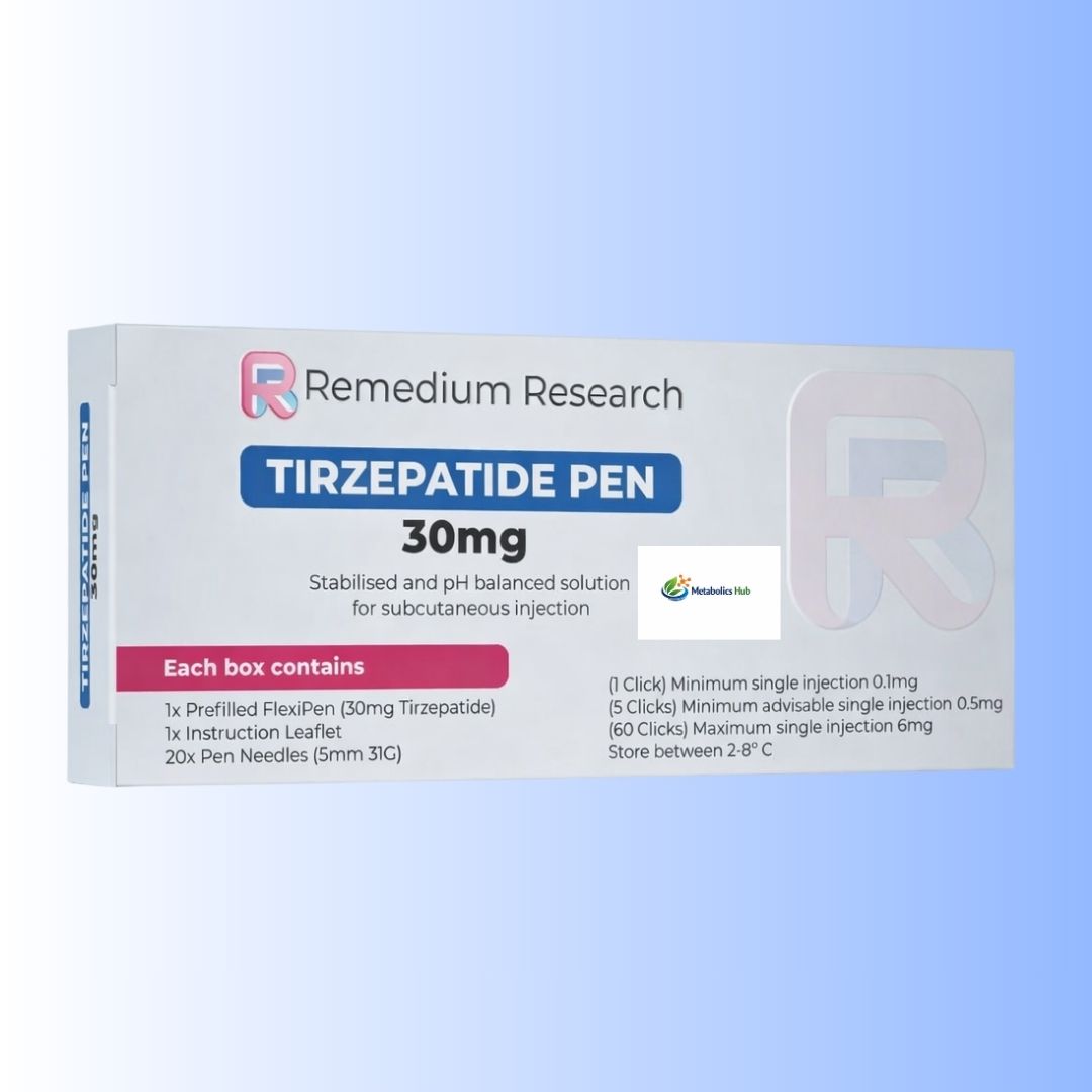 Remedium Tirzepatide 30mg Pen – Trusted Research Formula