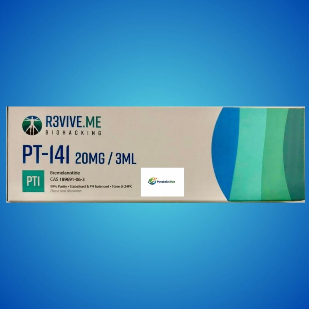 R3VIVE.ME PT-141 20mg 3ml Bremelanotide research peptide