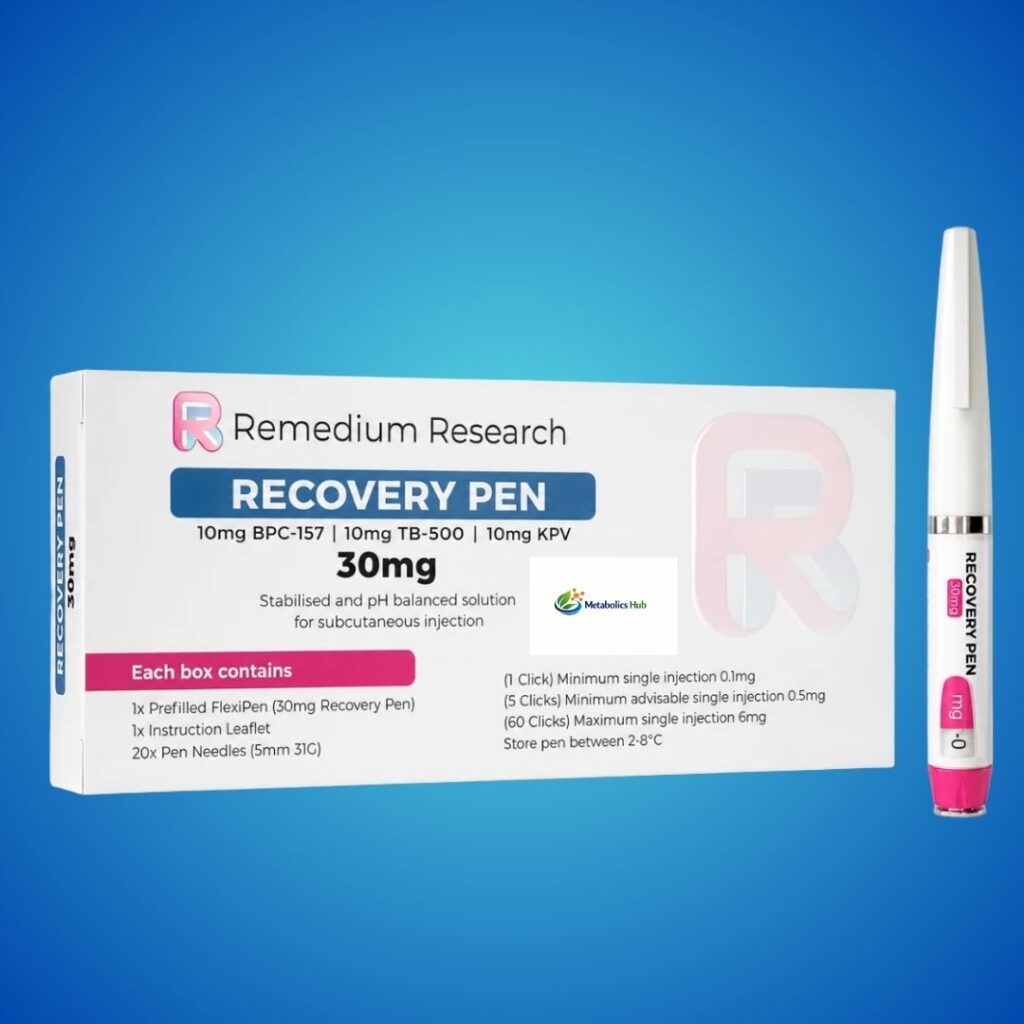 Remedium Recovery Pen 30mg BPC-157 TB-500 KPV