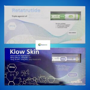 Synedica Retatrutide 40mg & Klow Skin 80mg Bundle Synedica Retatrutide 40mg + KLOW Skin 80mg
