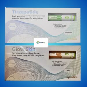 Synedica Tirzepatide 40mg & Glow Skin 112mg Bundle Synedica Tirzepatide 40mg + GLOW Skin 112mg